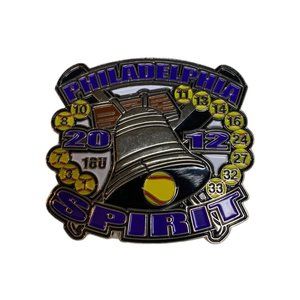 2012 Philadelphia Double Pin Tennis Balls Liberty Bell